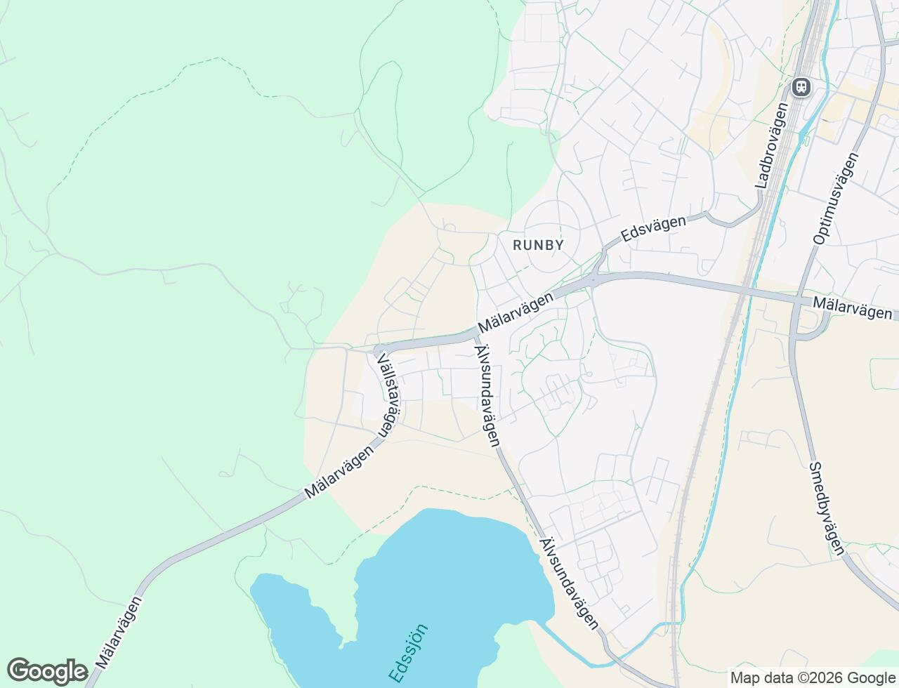 Karta över Mälarvägen 81 i 47 Upplands Väsby