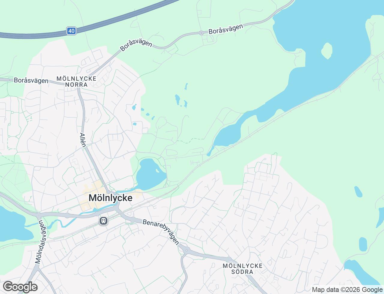Karta över Mjölnarens v 11 i 35 Mölnlycke