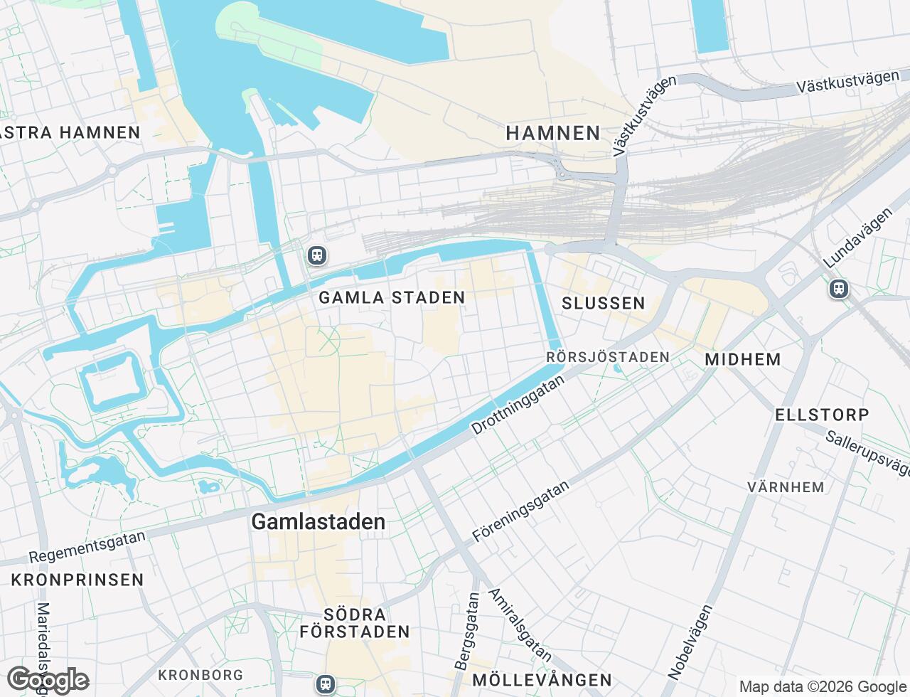 Karta över Stora Kvarngatan 53 i 29 Malmö