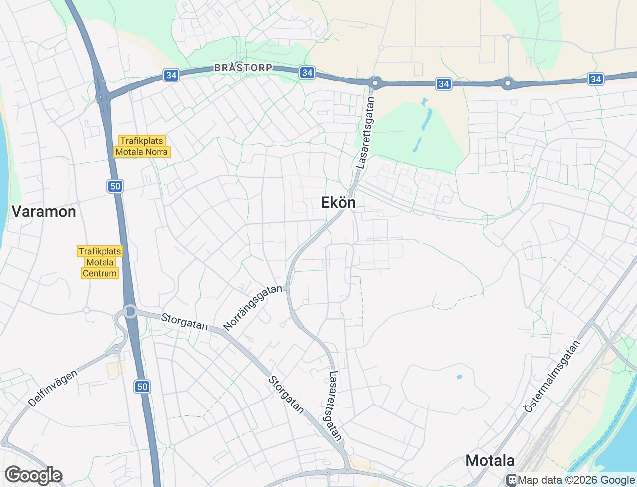 Karta över Ulaxgatan 69K i 54 Motala