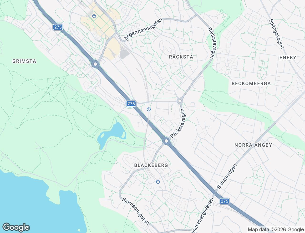 Karta över Vemdalsgatan 51 i 74 Vällingby