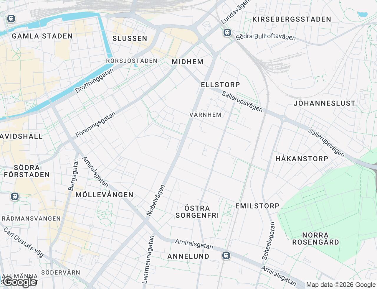 Karta över Anna T Nilssons gata 6 i 53 Malmö