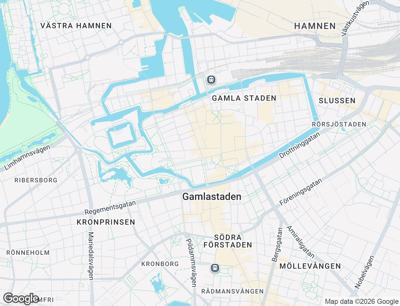 Karta över Engelbrektsgatan 17B i 33 Malmö