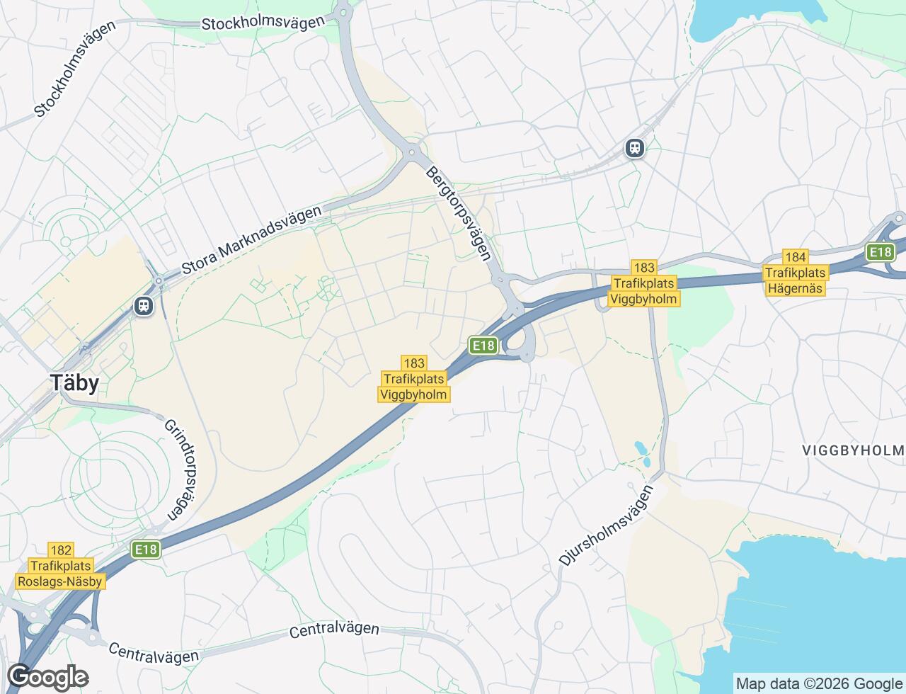 Karta över Sadelgatan 20 i 76 Täby
