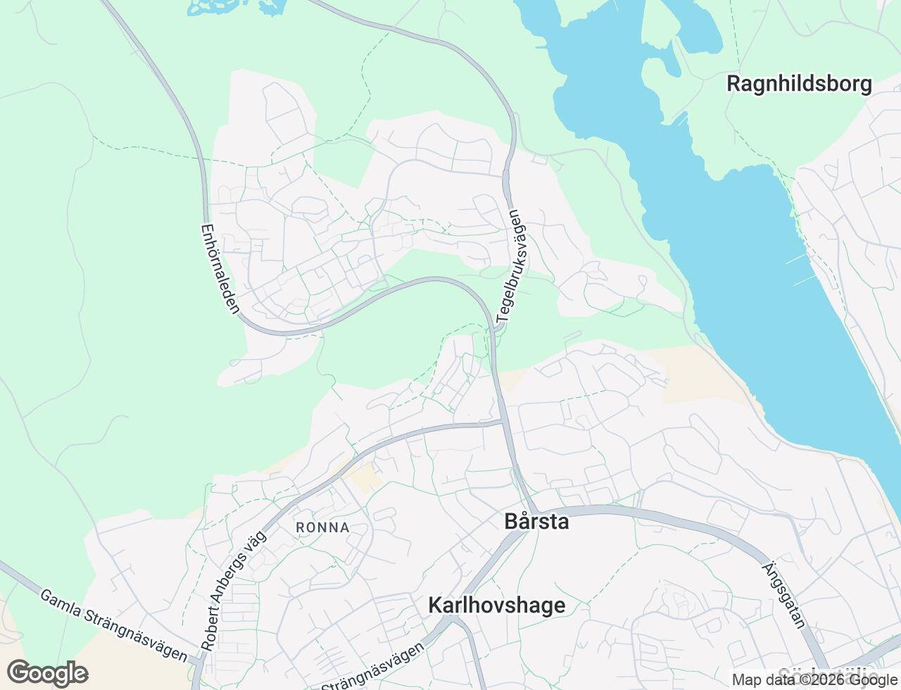 Karta över Utmarksvägen 21 i 53 Södertälje