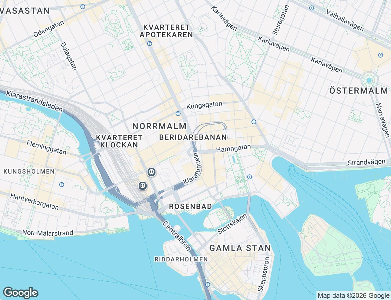 Karta över Stockholm i Sverige