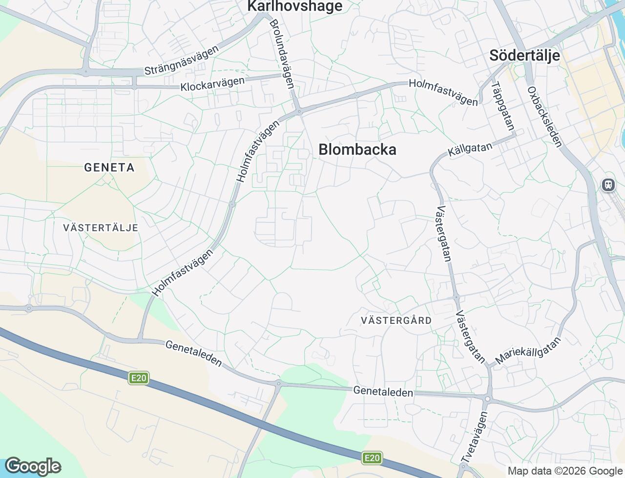 Karta över Myrstigen 13 i 60 Södertälje