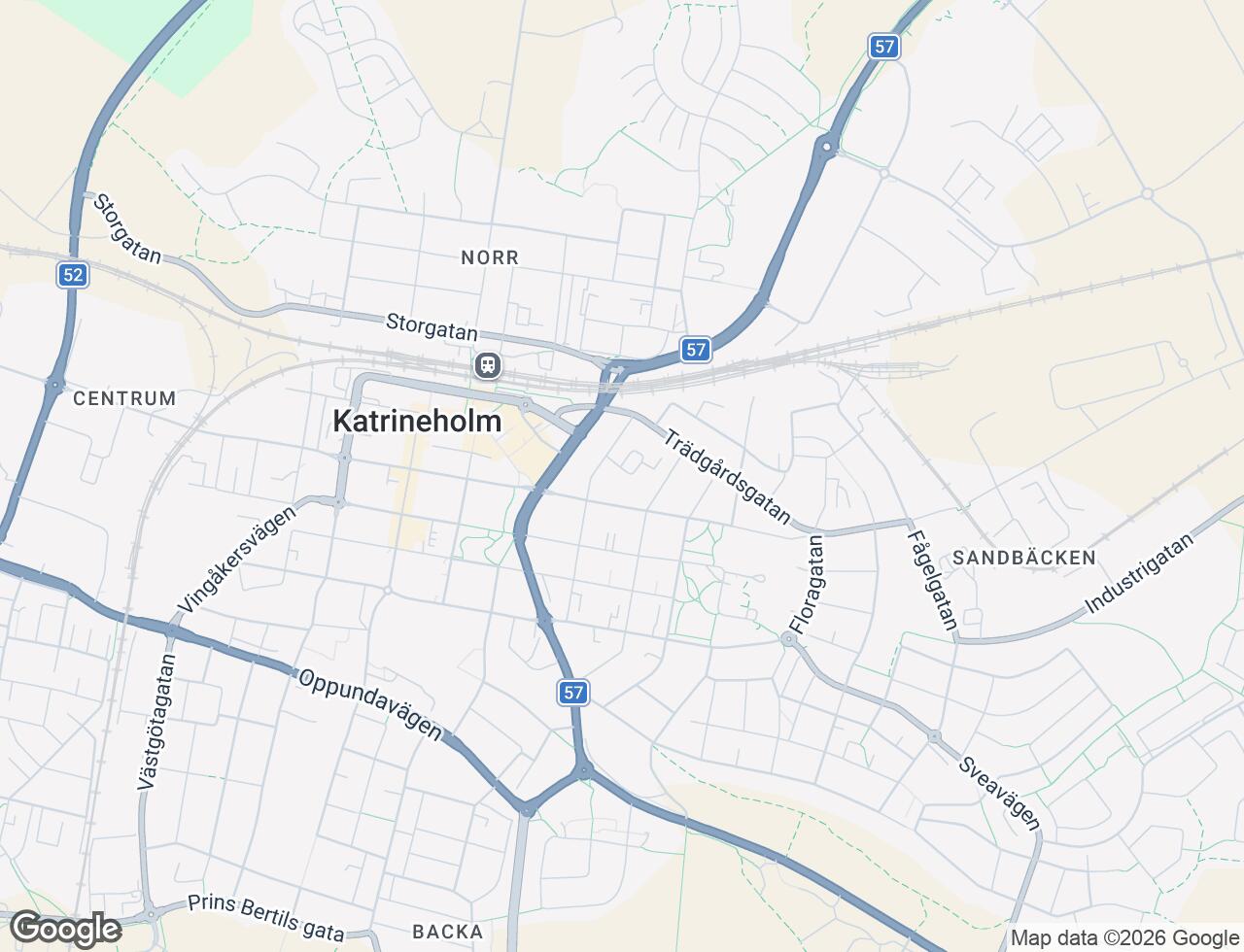 Karta över Sibeliusgatan 9 i 33 Katrineholm