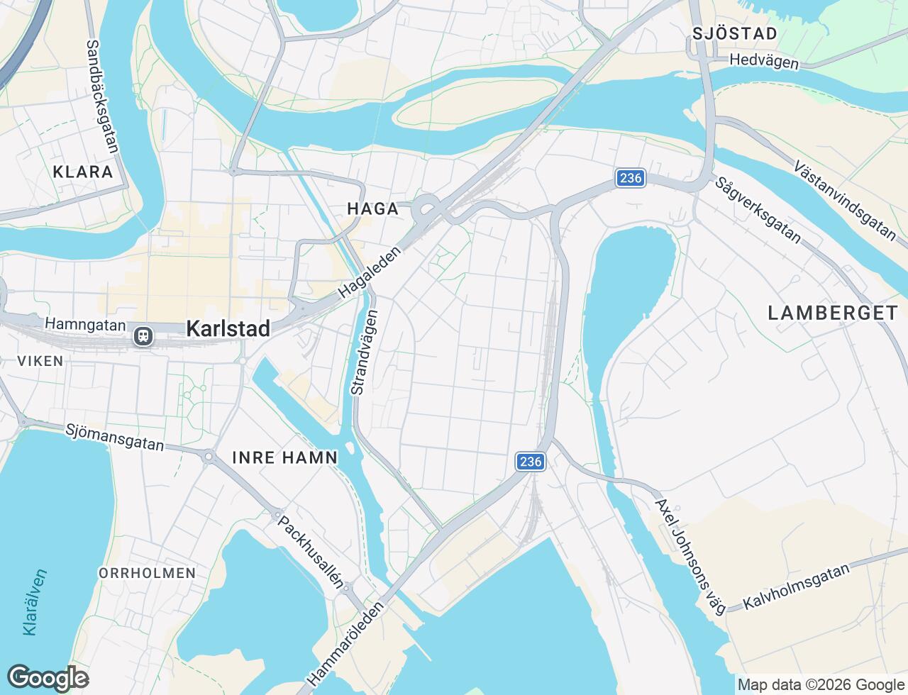 Karta över Herrhagsgatan 35 i 22 Karlstad
