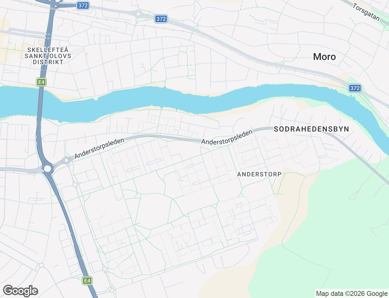 Karta över Frögatan 2 i 55 Skellefteå