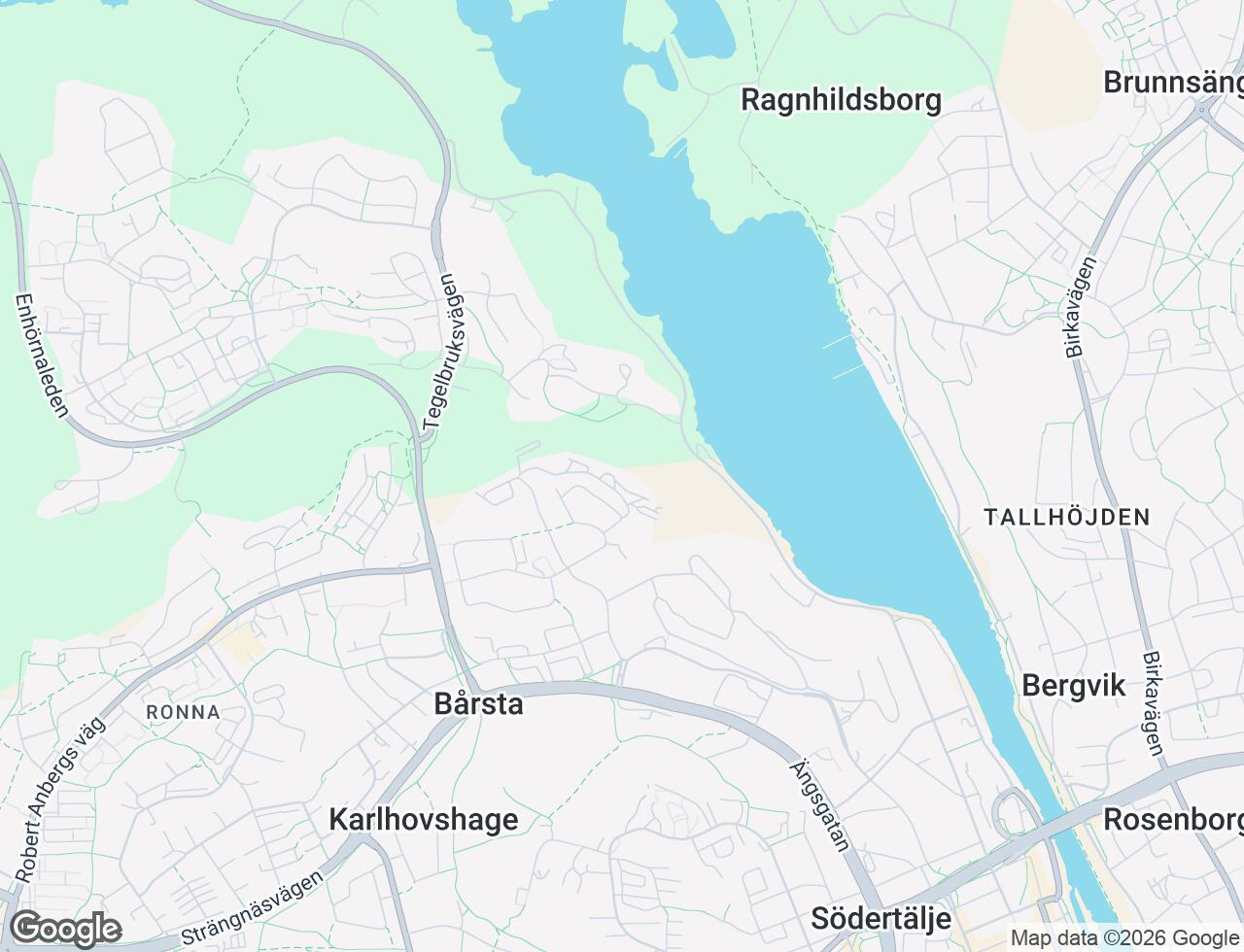 Karta över Karlhovsvägen 11 i 37 Södertälje