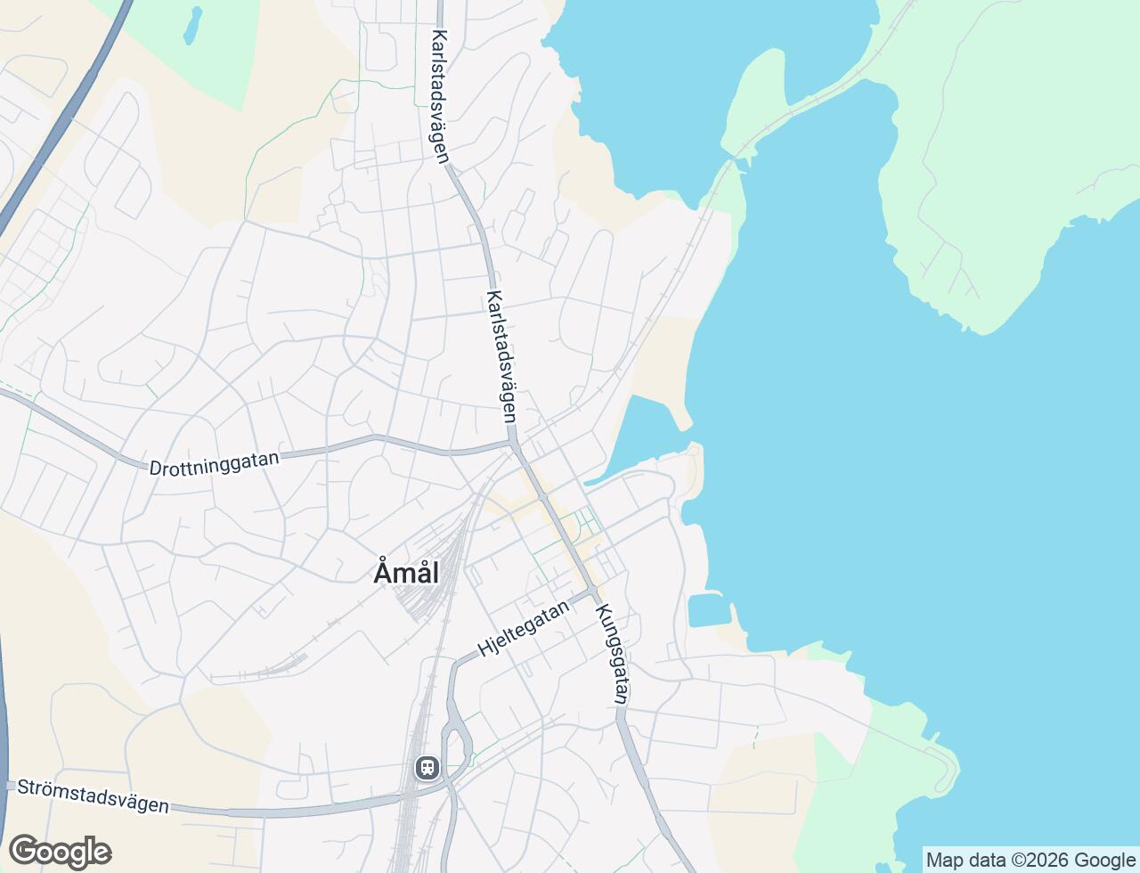 Karta över Lunnegatan 6B i 31 Åmål