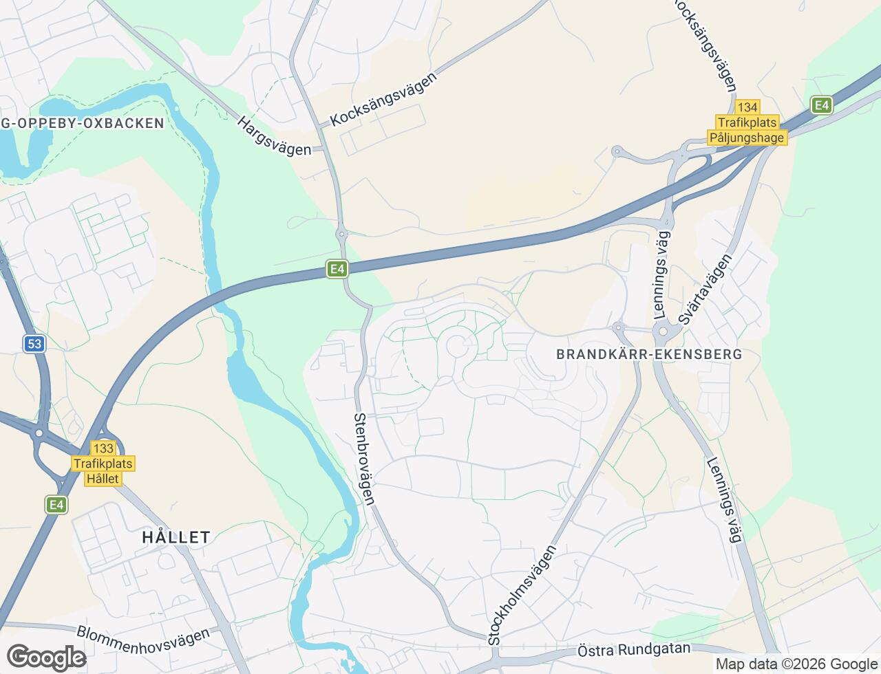 Karta över Mariebergsvägen 11 i 66 Nyköping