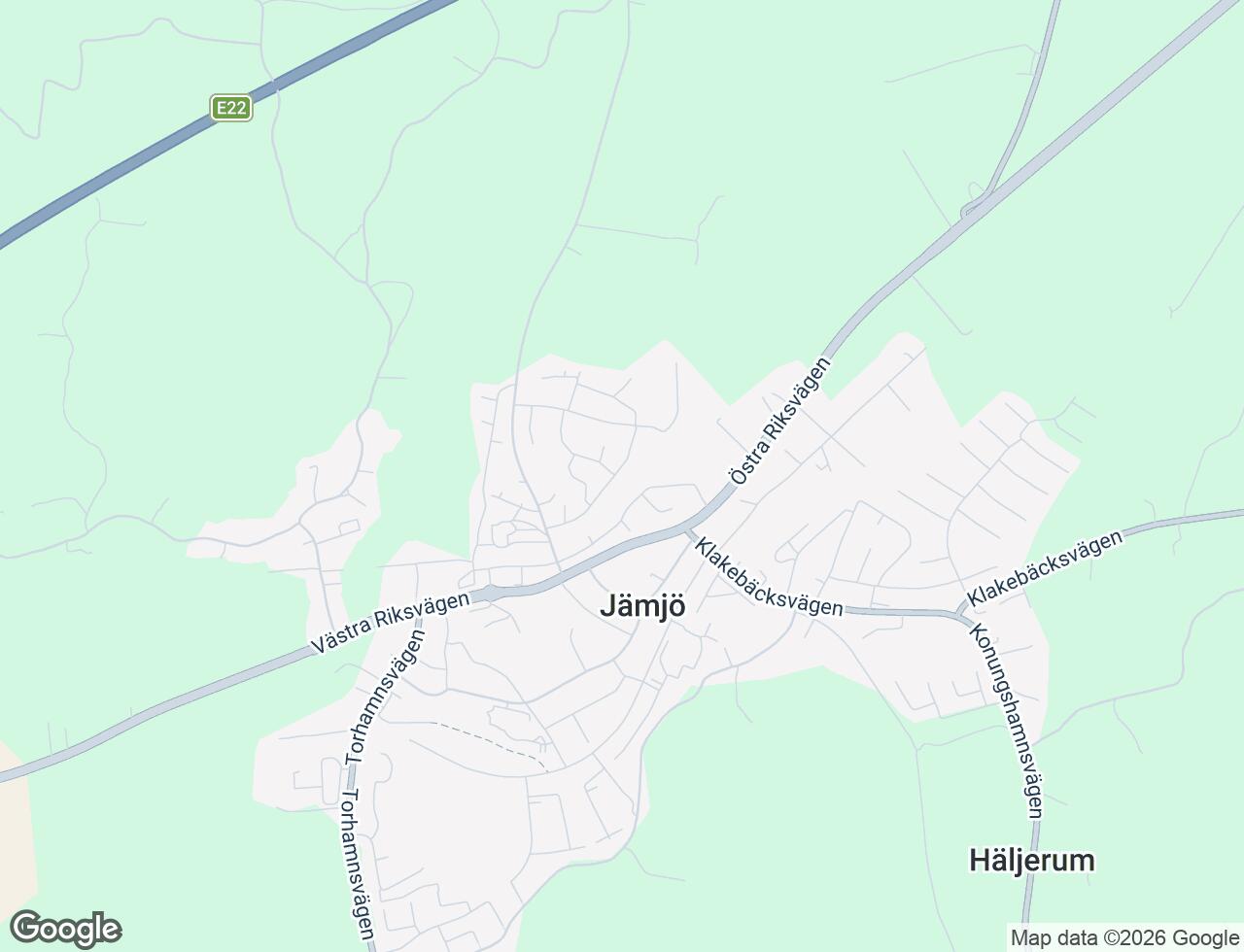 Karta över Villavägen 6D i 73 Jämjö