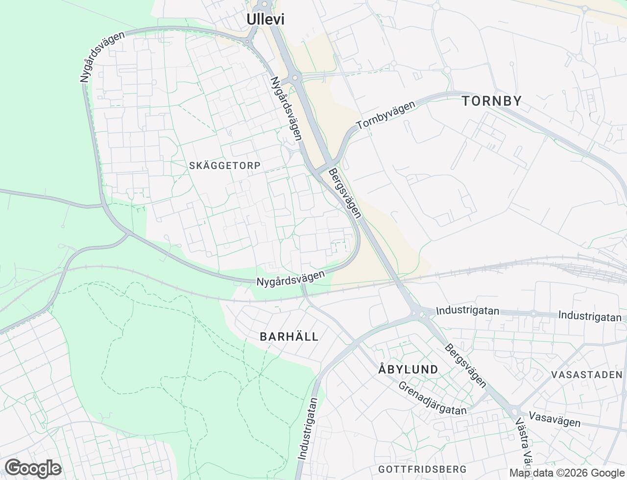 Karta över Rusthållaregården 26 i 43 Linköping