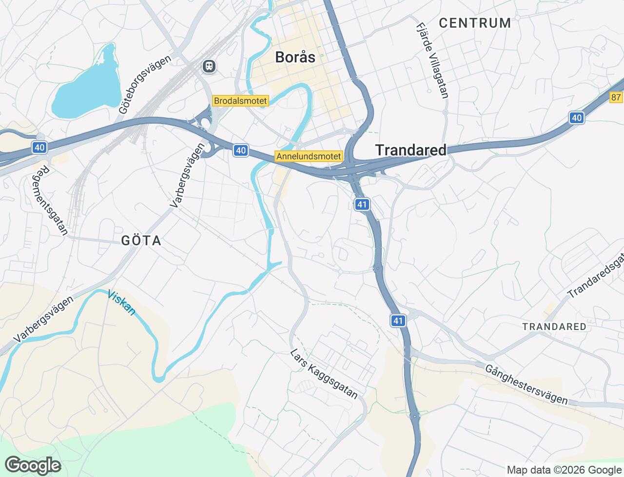 Karta över Kellgrensgatan 24 i 34 Borås