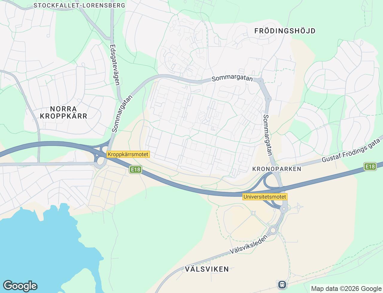 Karta över Fagottgatan 48 i 33 Karlstad
