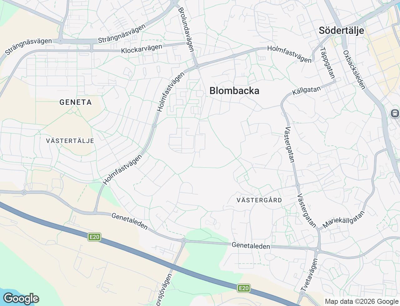 Karta över Myrstigen 19 i 60 Södertälje