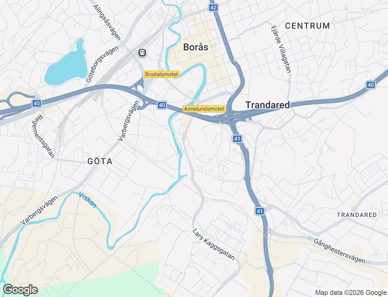 Karta över Kellgrensgatan 30 i 34 Borås