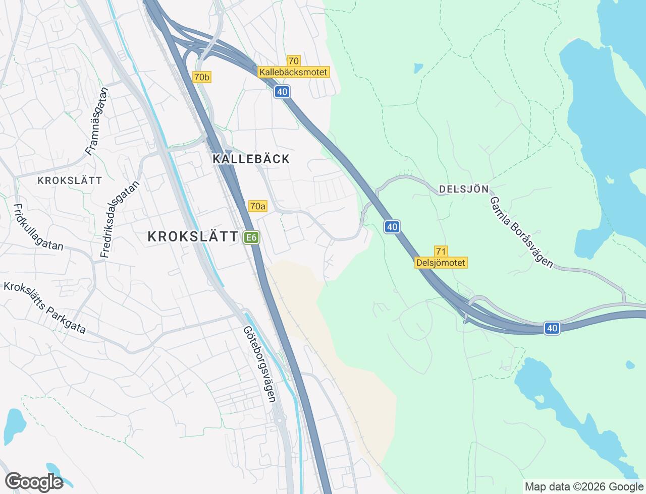 Karta över Smörkärnegatan 9 i 78 Göteborg