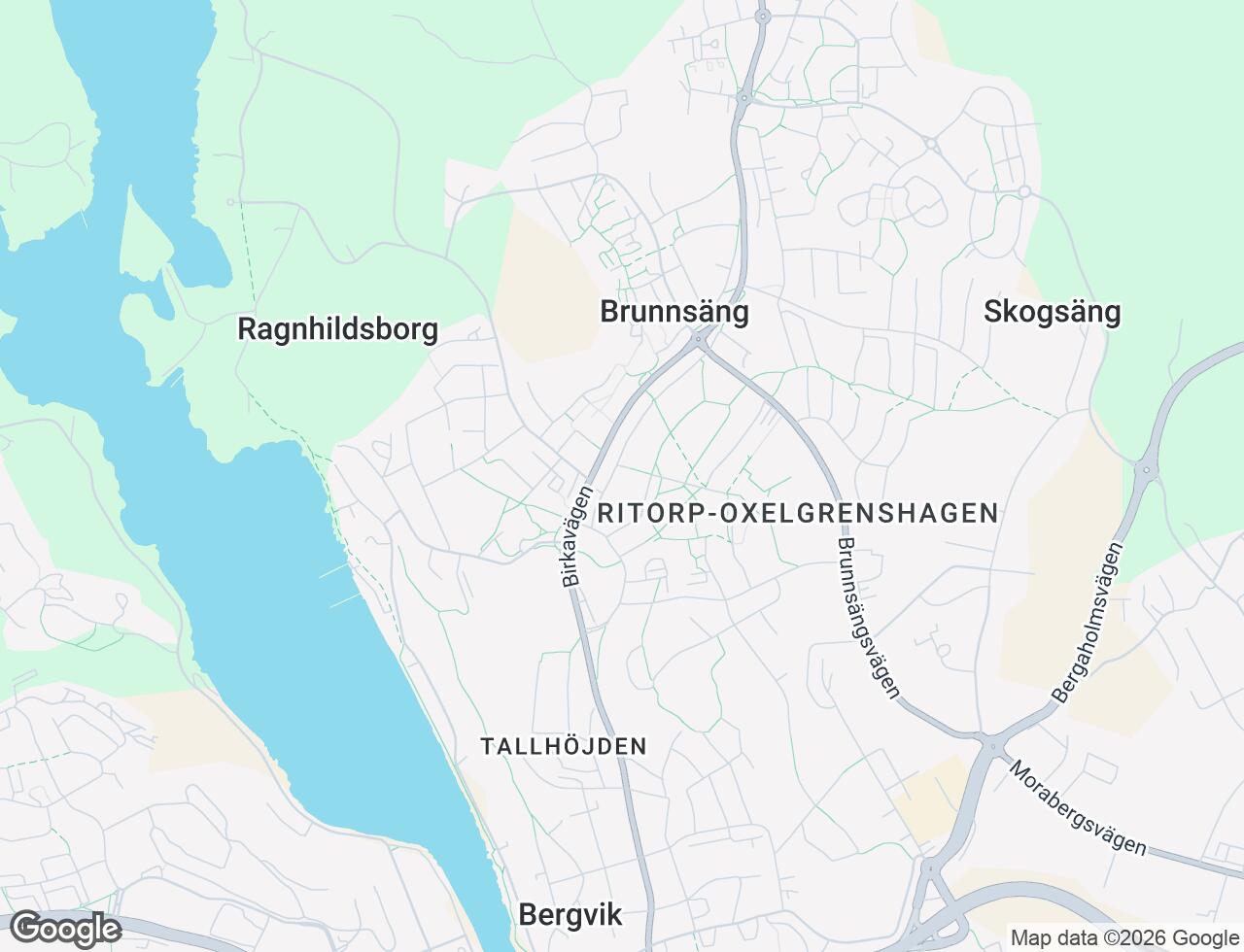 Karta över Okstigen 4 i 48 Södertälje