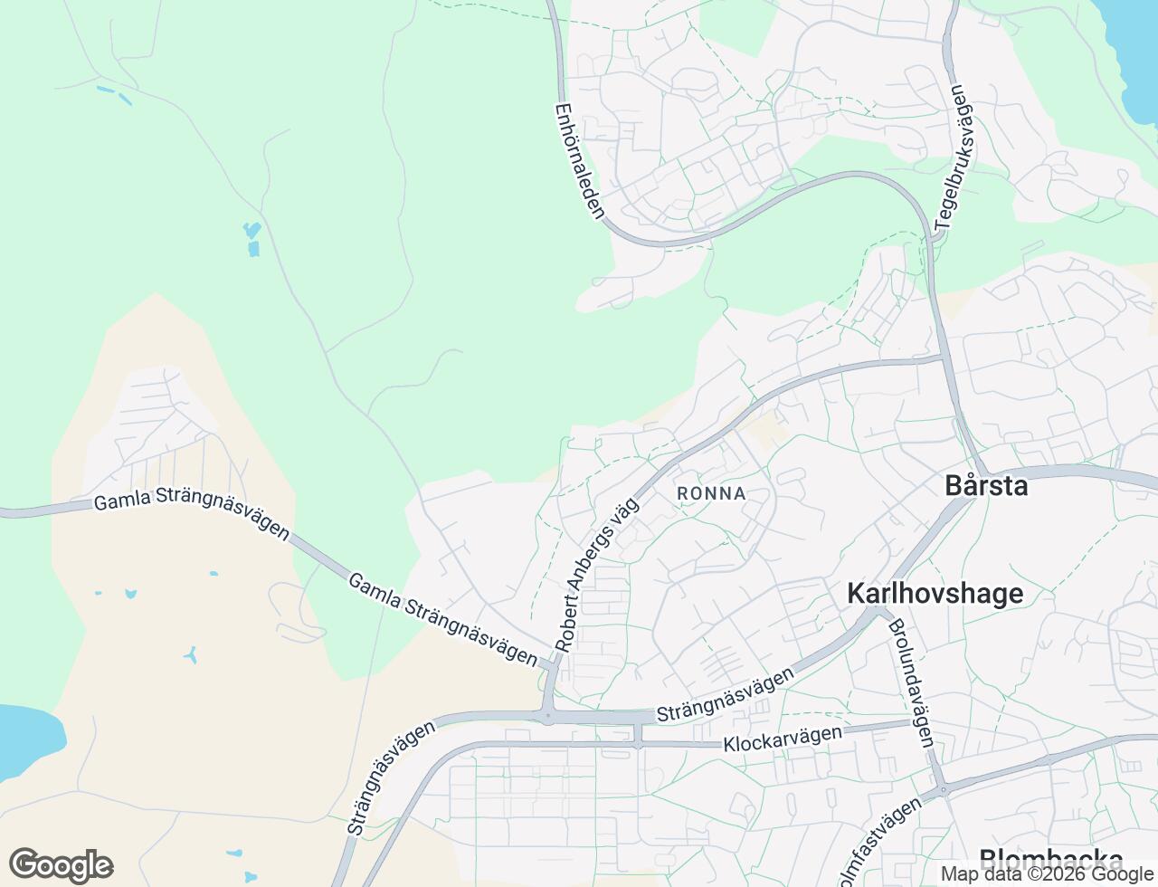 Karta över Klövjevägen 21 i 54 Södertälje