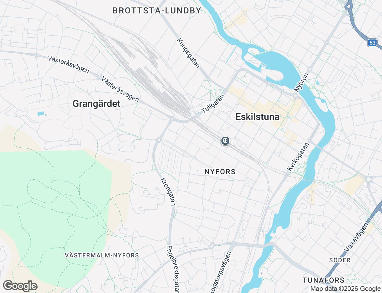 Karta över Sommarrogatan 3 i 26 Eskilstuna