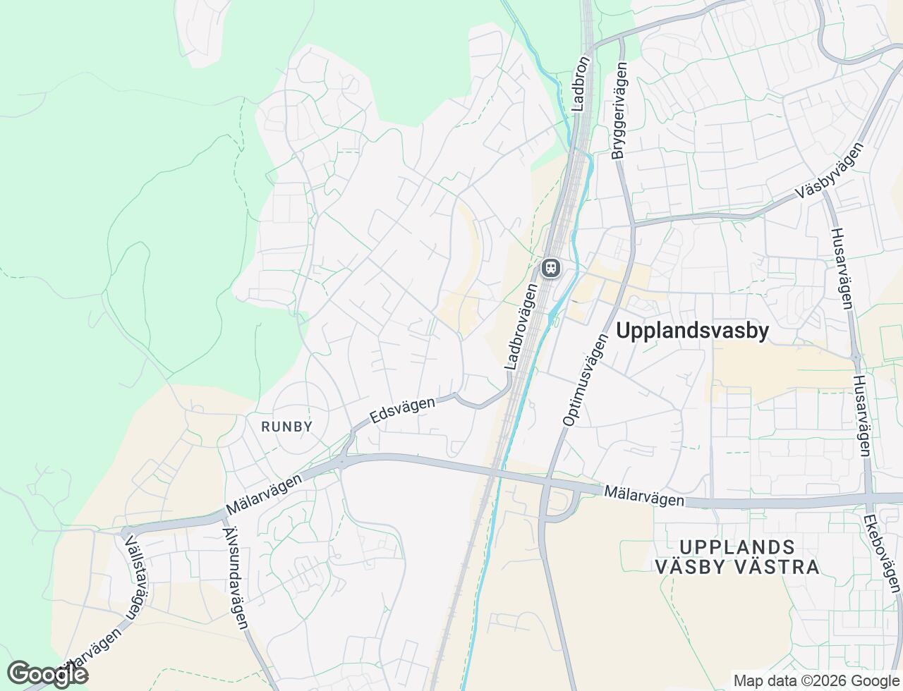 Karta över Hagvägen 19 i 40 Upplands Väsby