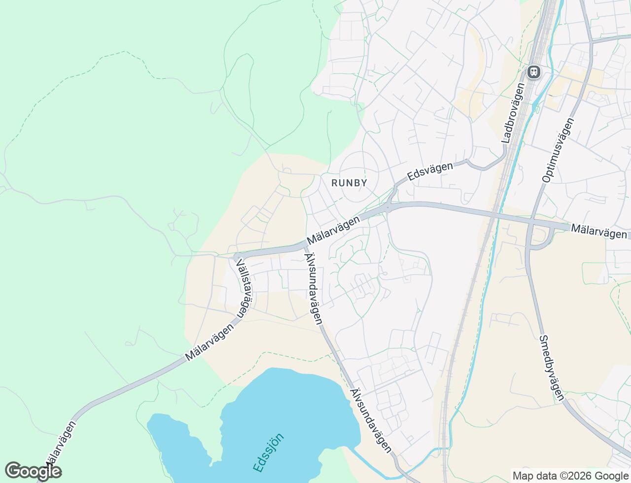 Karta över Mälarvägen 67 i 41 Upplands Väsby