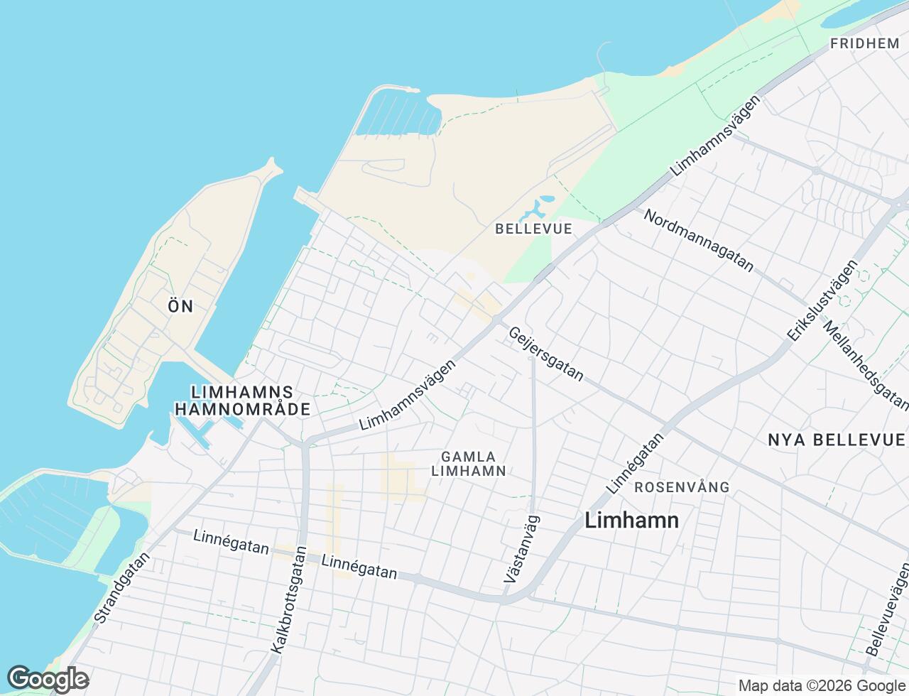 Karta över Kolsyregatan 23 i 48 Limhamn