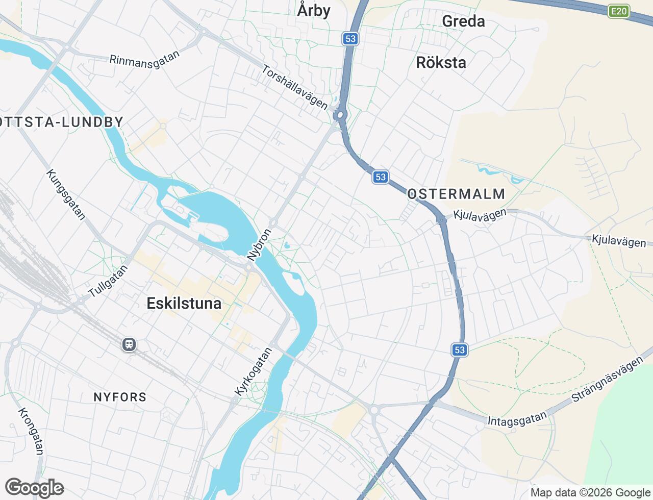 Karta över Noachsgatan 5A i 41 Eskilstuna
