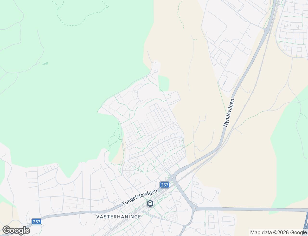 Karta över Älgvägen 21 i 32 Västerhaninge