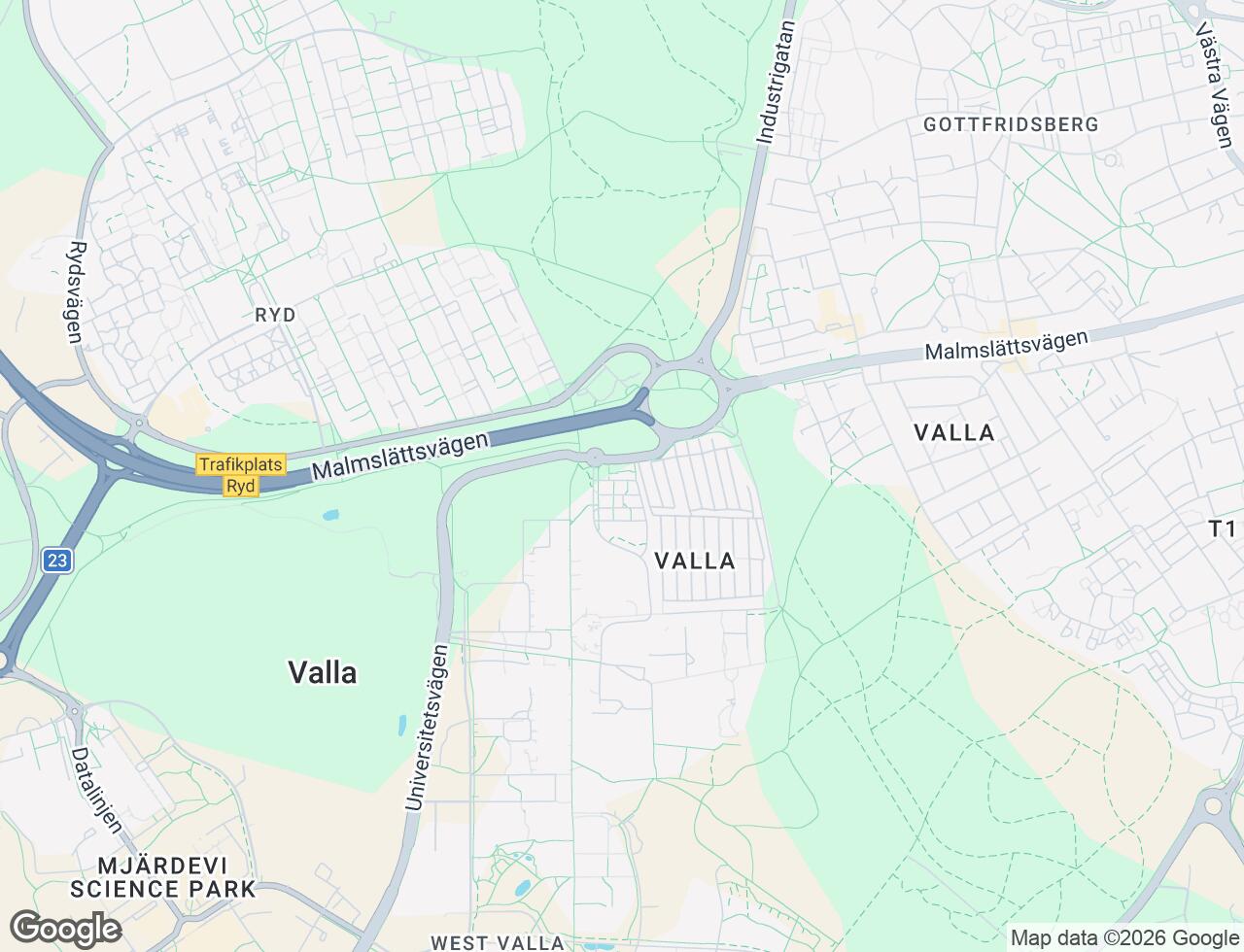 Karta över Studievägen 1D i 29 Linköping