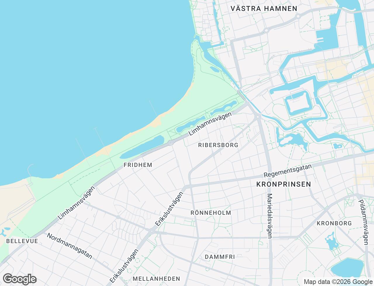 Karta över Limhamnsvägen 22C i 59 Malmö