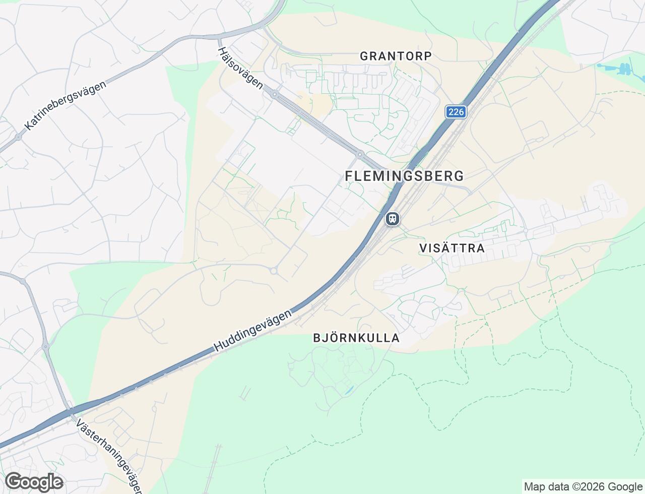 Karta över Forskarvägen 5 i 52 Huddinge