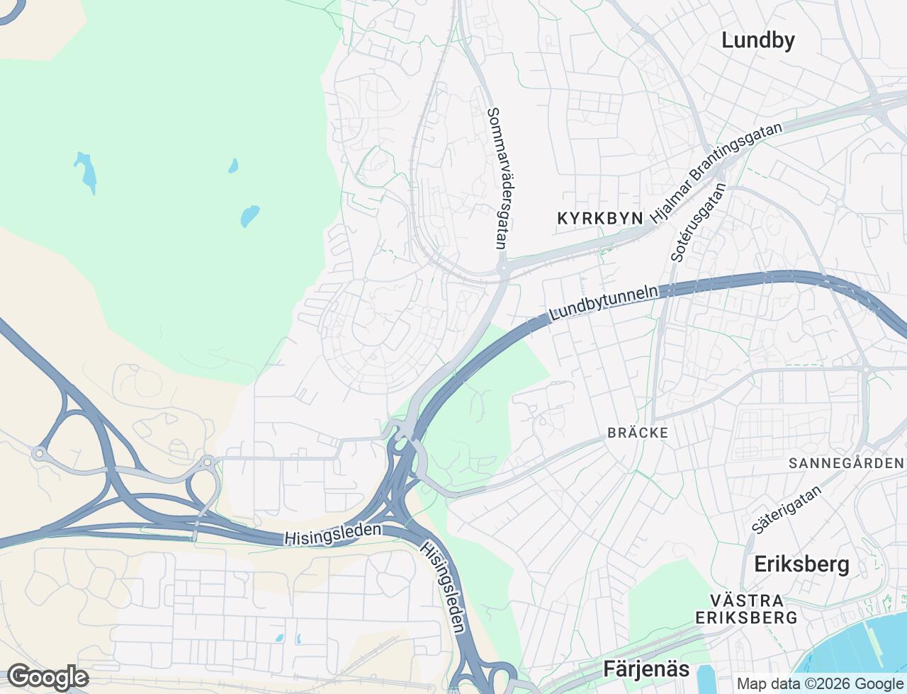 Karta över Blidvädersgatan 56 i 30 Göteborg