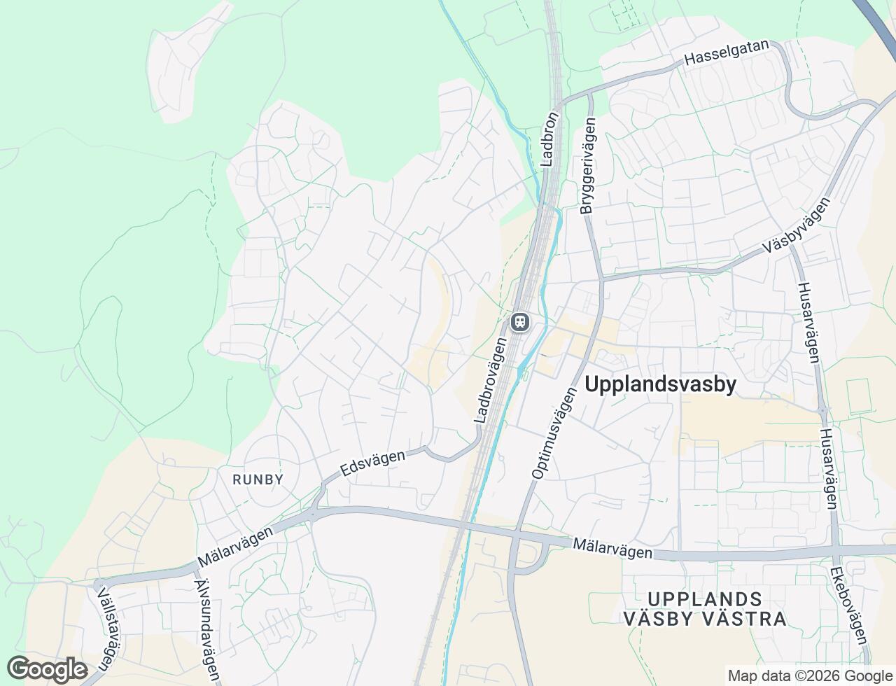 Karta över Hagvägen 26 i 40 Upplands Väsby