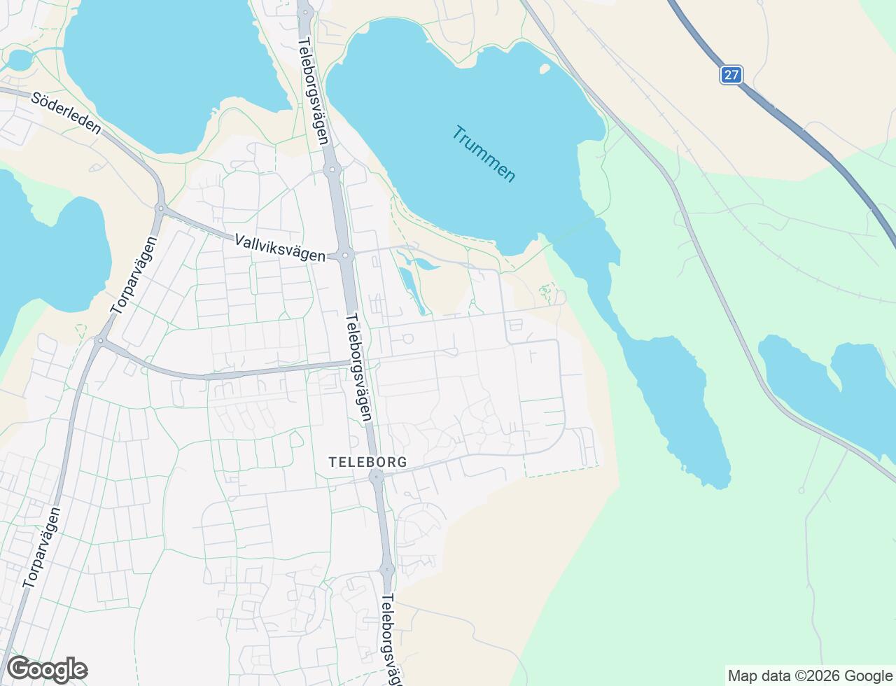 Karta över Vejdes plats 2 i 52 Växjö