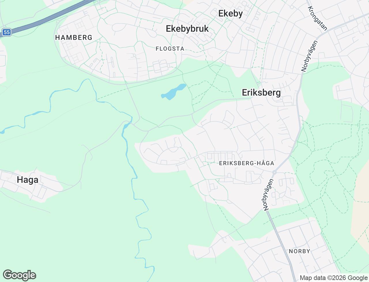 Karta över Gnejsvägen 24 i 42 Uppsala