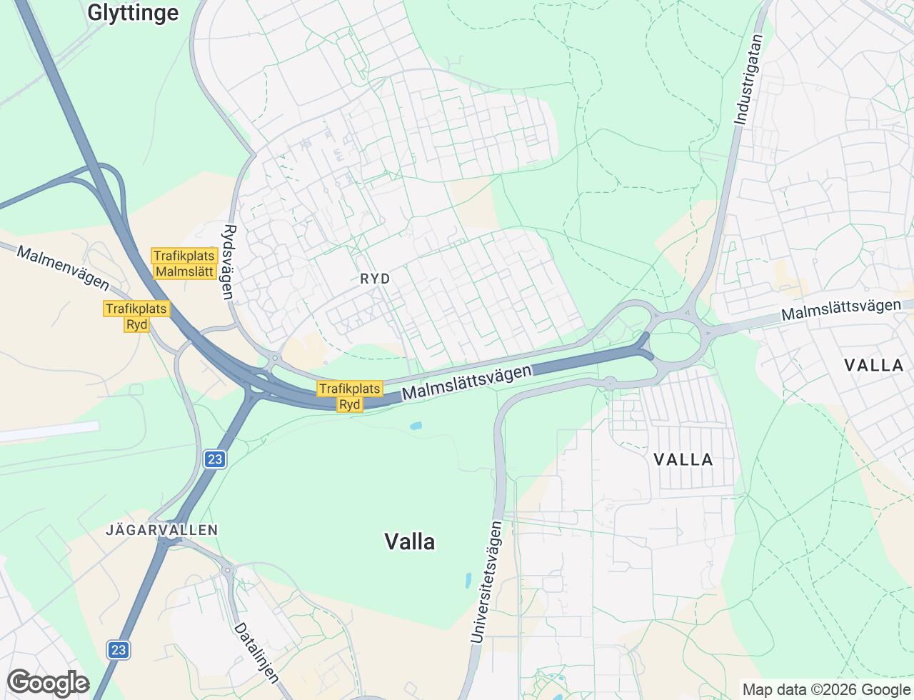 Karta över Rydsvägen 122A i 30 Linköping