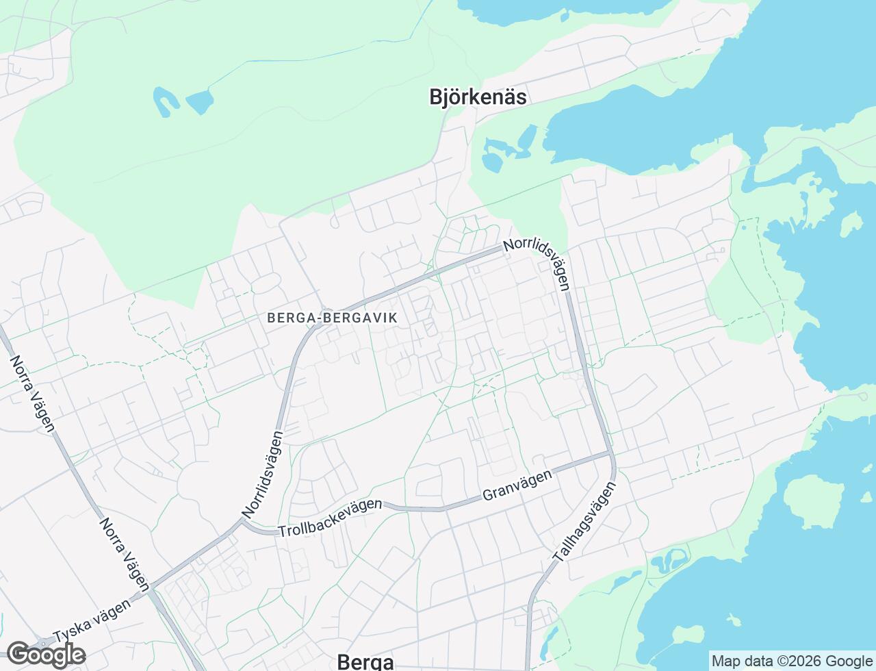 Karta över Två Systrars väg 7C i 57 Kalmar