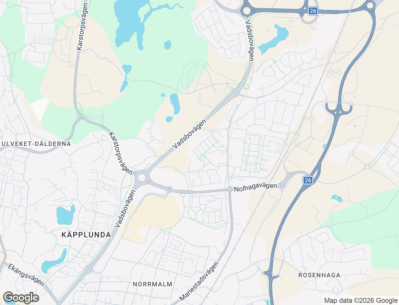 Karta över Kilbacksvägen 11C i 39 Skövde