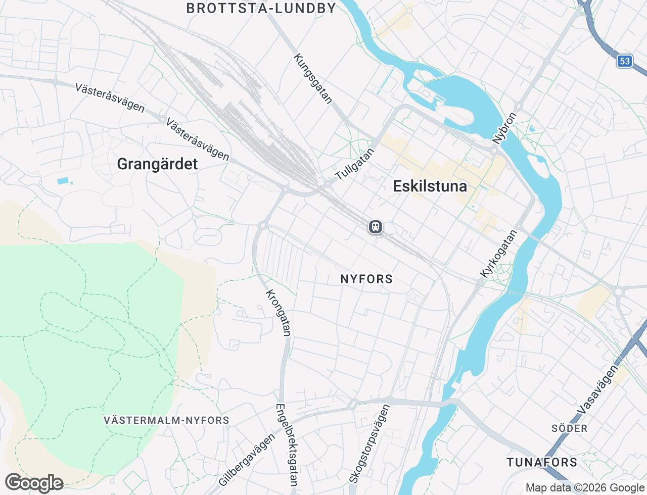 Karta över Norra Knoopgatan 4 i 26 Eskilstuna