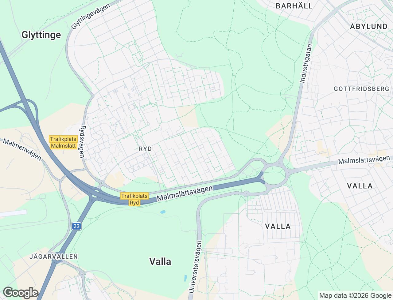 Karta över Rydsvägen 78B i 30 Linköping