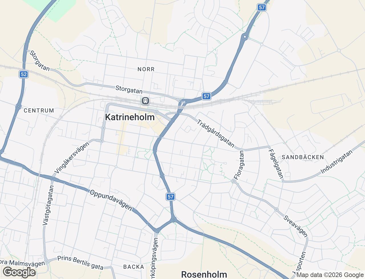 Karta över Fredsgatan 33C i 31 Katrineholm