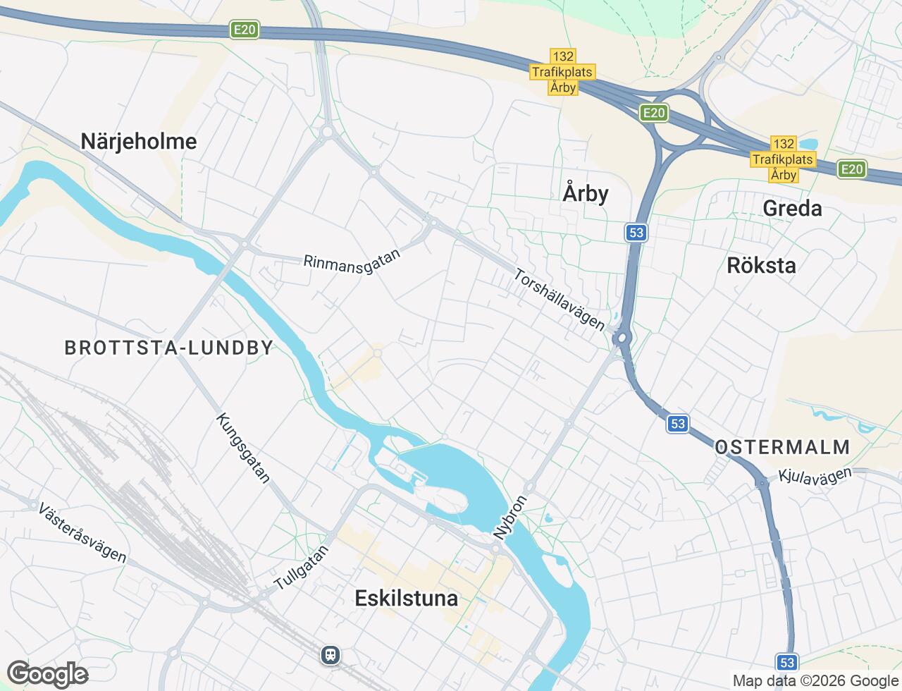 Karta över Frugärdesgatan 2A i 60 Eskilstuna