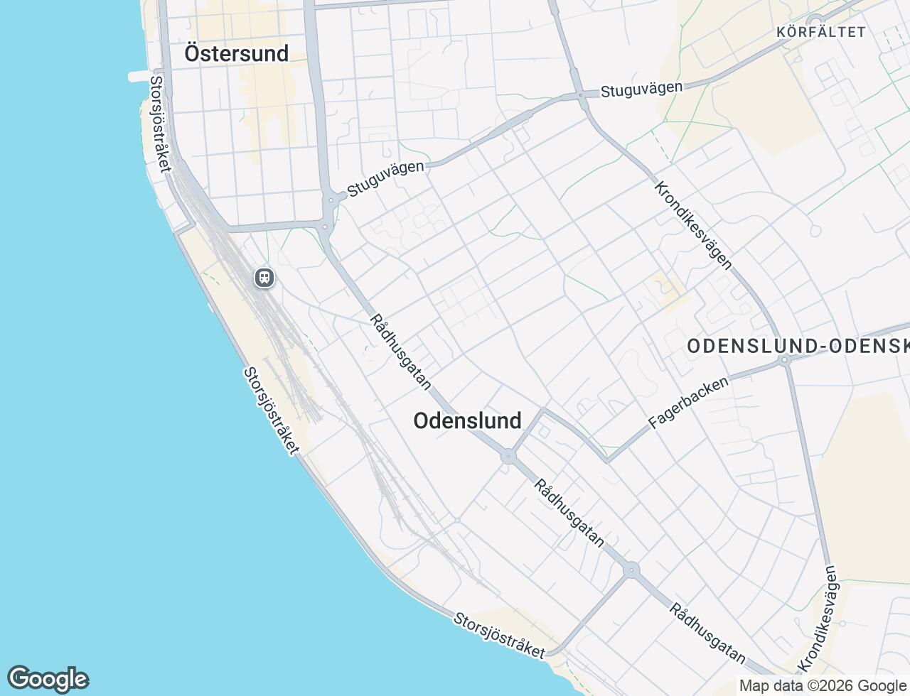 Karta över Brunflovägen 26A i 37 Östersund