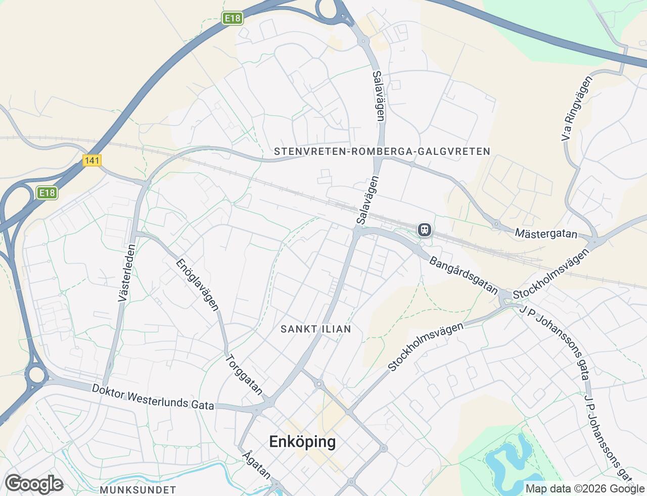 Karta över Långgatan 9 i 34 Enköping