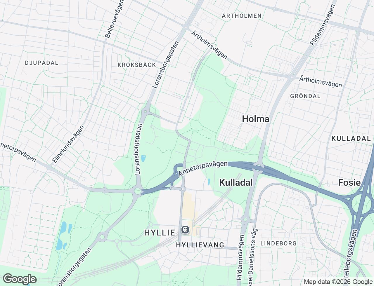 Karta över Norra Tennisgränd 1 i 25 Malmö