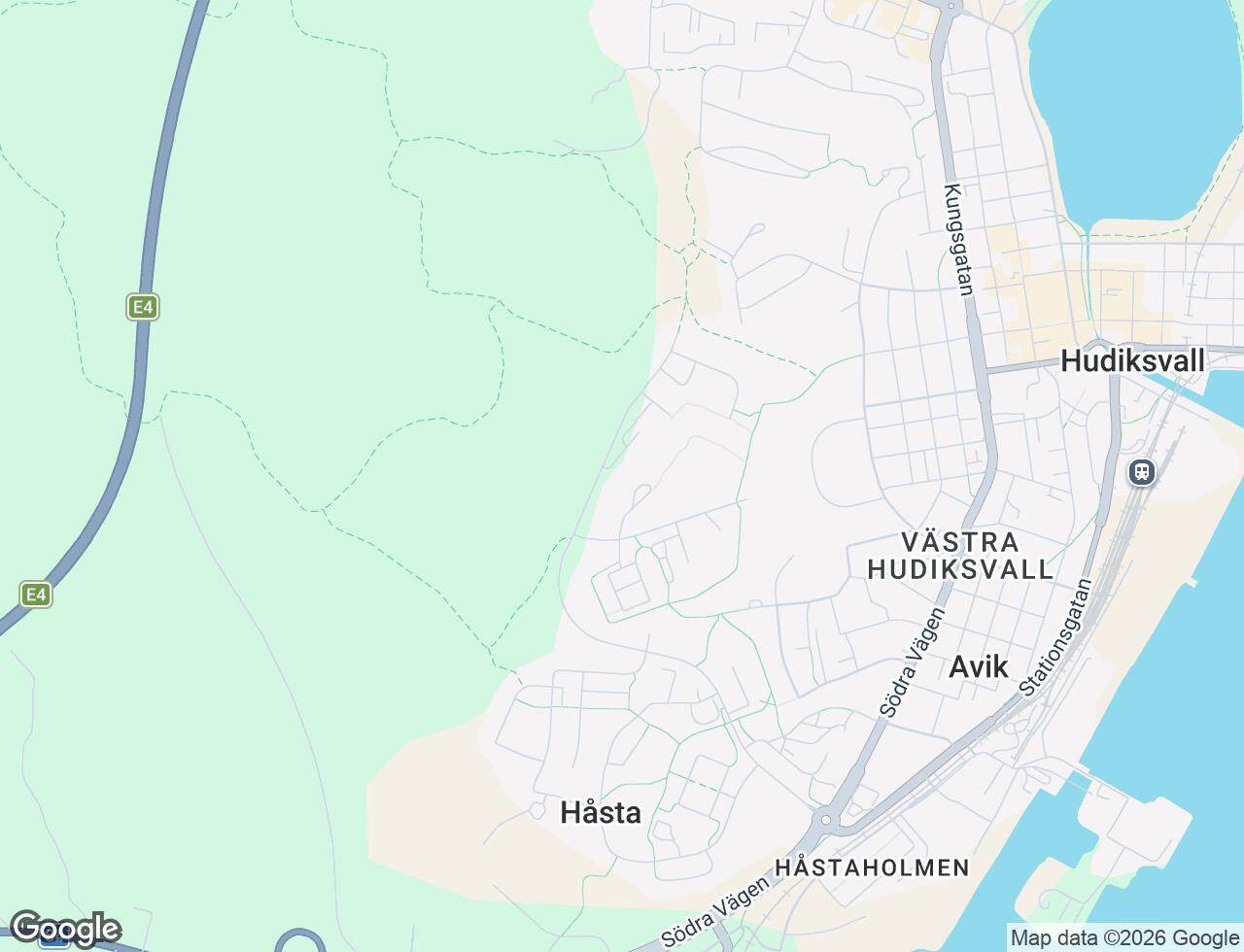 Karta över Mariboplan 6 i 39 Hudiksvall